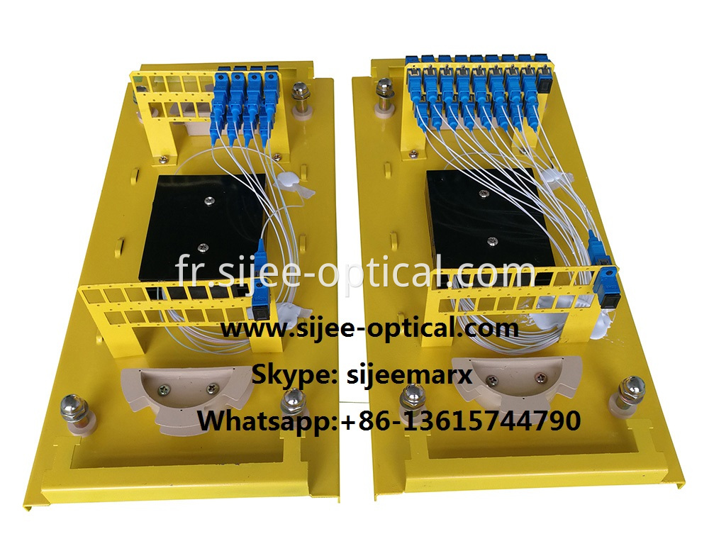 Aerial In-Line type fiber optic splitter splice closures